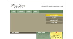 Desktop Screenshot of frenchquarter-homes.com